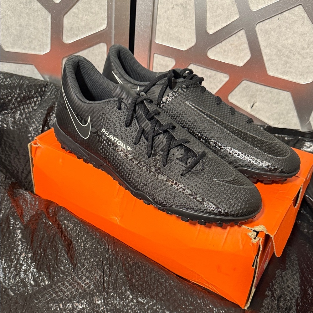 Nike Phantom Black Turf Shoes